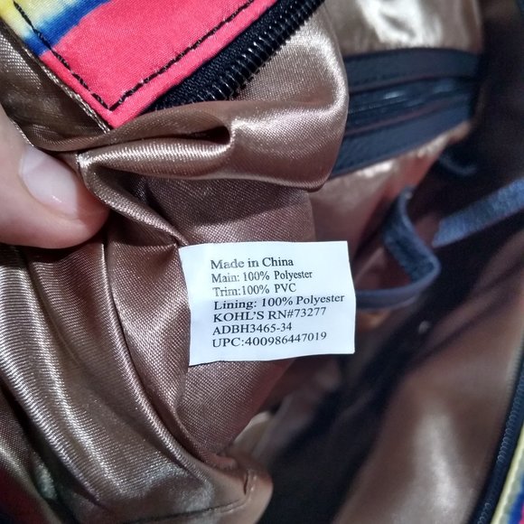 Dana Buchman Striped Tote Bag - Picture 9 of 13